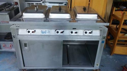 Precision Buffet Table Oven on Bottom with warming Trays