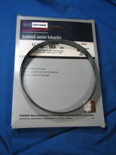 CRAFTSMAN BAND SAW BLADE 60&#034; (5&#039;0&#034;) X 1/2&#034; X 24T USA NEW