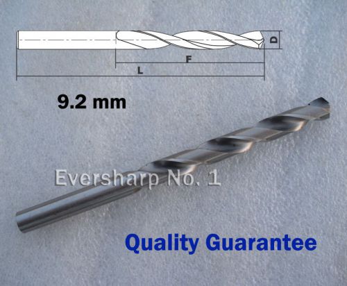 Quality Guarantee Lot 1pcs Straight Shank HSS Twist Drill Bit Dia 9.2mm(.3622)