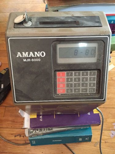Amano MJR8000 Electronic Time Clock