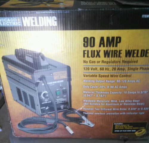 Chicago electric welder 90 amp flux wire welder for sale