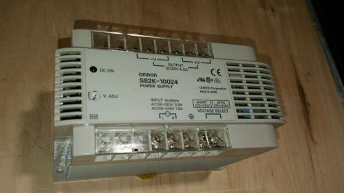 OMRON POWER SUPPLY S82K-10024 24VDC 4.2A