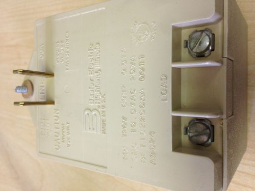Basler plug in transformer 120v 60hz 0.31a 16.5 vac 25va tan be1162250aa **new** for sale