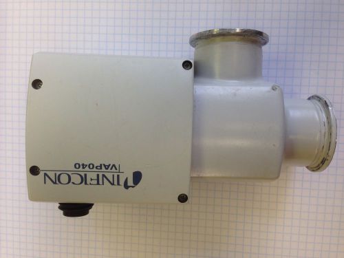 Inficon vap040-x 90 degree vacuum valve for sale