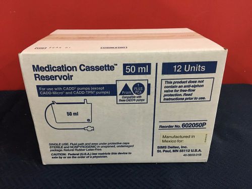 CADD 50ml Medication Cassette Reservoir 12 Units NIB!