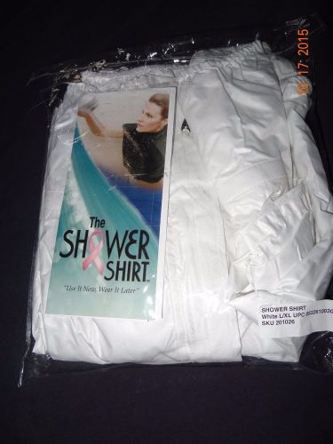 The Shower Shirt White Post Mastectomy Garment L/XL NEW