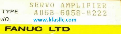 Fanuc Servo Amplifier A06B-6058-H222 or A06B6058H222 REPAIR SERVICE