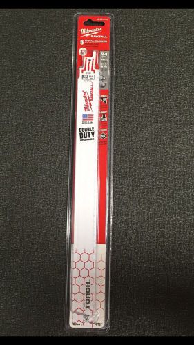 Milwaukee sawzall blades 48-00-5791 48005791 5 pk 24 tpi 12&#034; the torch for sale