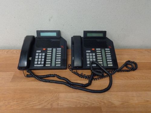 One Lot Of 2 Northern Telecom Meridian Telephones M2616 Used Works Free Shipping