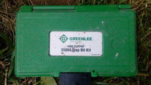 Greenlee Kwik Stepper Step Bit Kit 35884