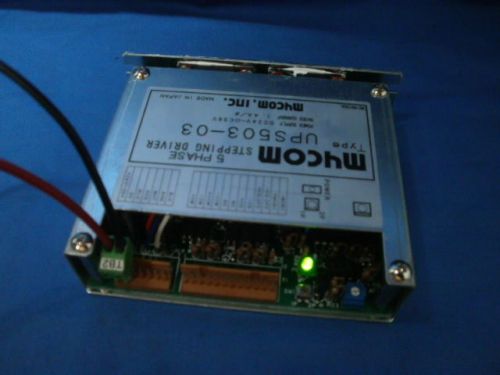 Mycom ups503-03 5 phase stepping driver,24-36vdc,new,japan-91882 for sale