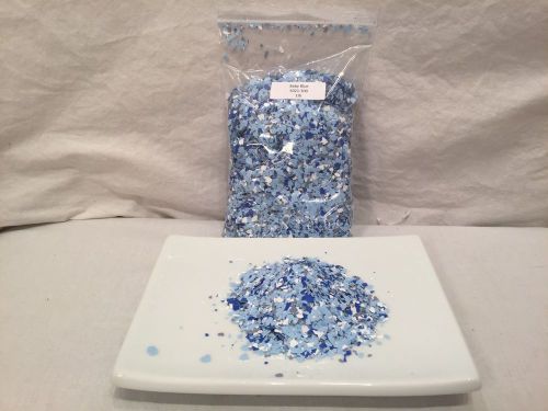 Epoxy resin baby blue vinyl paint flakes chips for concrete flooring garage 1 lb for sale