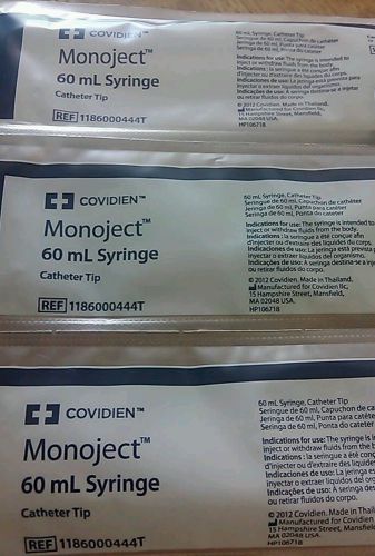 60 ml Monoject Catheter tip Syringes