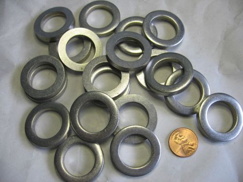 Lot of 20) 3/4&#034; stainless flat washer spacer 13/16&#034; id x 1-1/4&#034; od x 3/16&#034; thick for sale