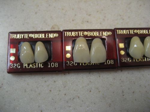 Dentsply Trubyte Bioblend Upper Anterior Mould 32G/108  Dental Teeth