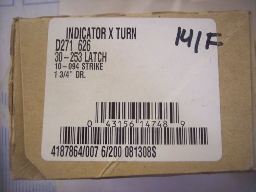 FALCON INDICATOR X-TURN DEAD BOLT 626 13/4&#034; DOOR