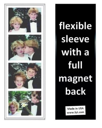 Magnetic Photo Booth Frame fit 2x6 picture Magnet frame 500 pack
