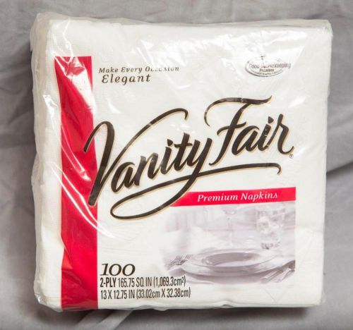 Vanity Fair Premium Napkins 2-Ply 100 ct egm