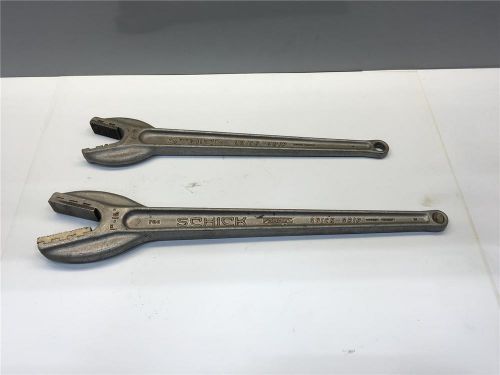2 schick 706 quick grip 3/4&#034;-1-1/2&#034; forged aluminum multi pipe wrench lot for sale