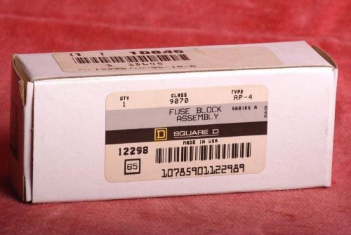 NEW! Square D MODEL 9070; TYPE AP-4 Series A Fuse Block Assembly 1D645