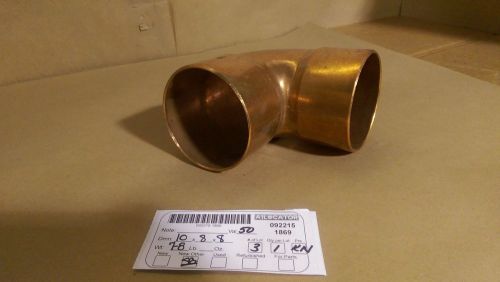 Nibco copper wrot 3-1/4&#034; od 90 degree elbow fitting for sale