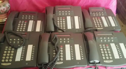 LOT OF (6) AVAYA DEFINITY DIGITAL TELEPHONES   6416D+M