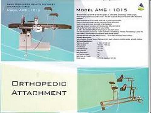 Wire remote c-arm compatible motorized ot table with ortho attachments for sale