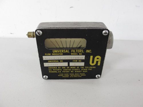 Universal Filters FM-5-AL-LP-ME-200SSU-2-6 Flow Rate Indicator Meter
