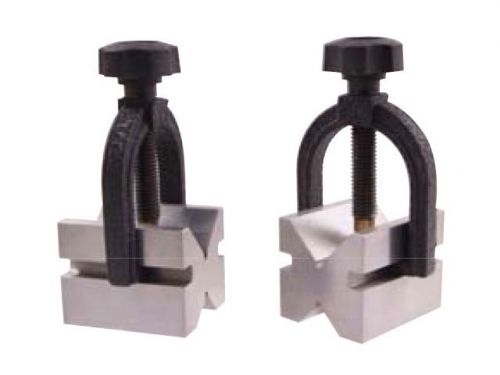 3 X2.2X2.2 INCH STAINLESS V-BLOCK &amp; CLAMP SET