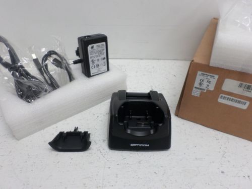 Opticon 1-Slot Charging Dock 11468 IRU-7000 with AC Adapter, power cord - New