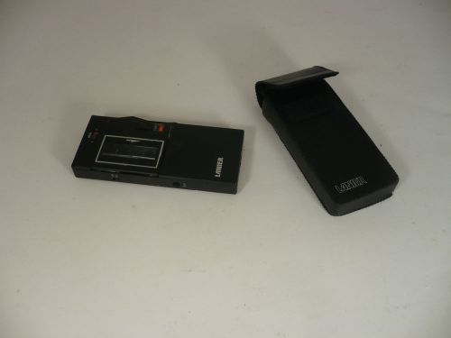 Harris Lanier P-124 Micro-cassette Micro Recorder Dictaphone Player W/ CASE