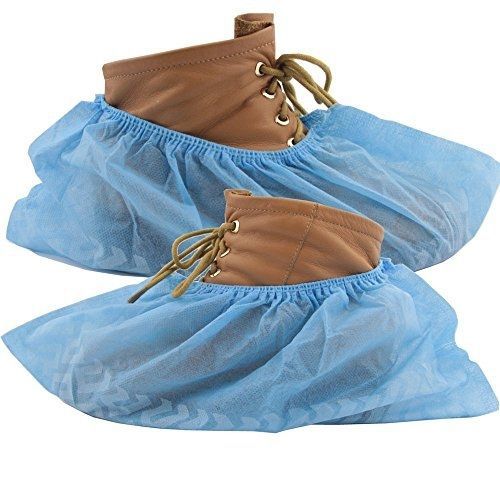 Swity Home 50 Pairs Non Slip Disposable Shoe Covers, Non Woven Fabric,