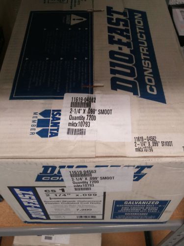 DUO Fast CS153G 2-1/4&#034; x .099 Smooth Galvanized NAILS 469312  Free Shipping!