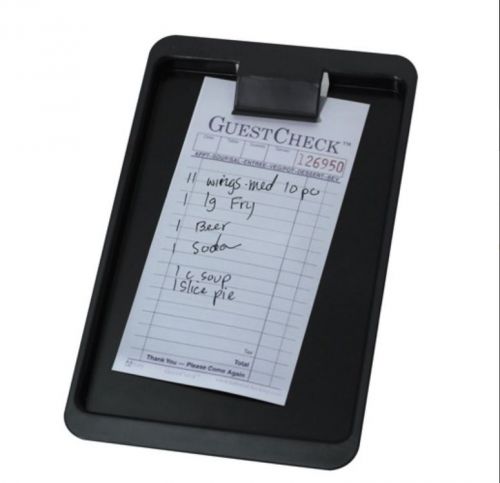 Check Presenter and Tip Tray - Black Plastic