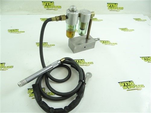 Starlite usa pneumatic die grinder 60,000 rpm model lhp60 w/ norgren f/l unit for sale