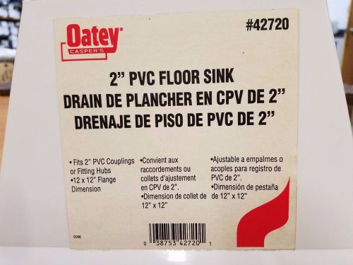 Oatey 2&#034; pvc floor sink #42720 for sale