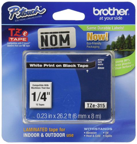 Brother printer p-touch tze315 tze standard adhesive laminated labeling tape, on for sale