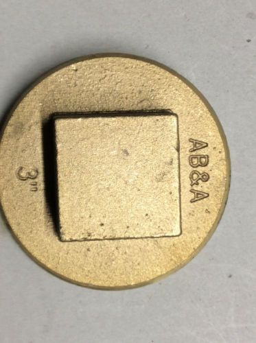 AB&amp;A Brass 3&#034; Clean Out Plug Model ABA178