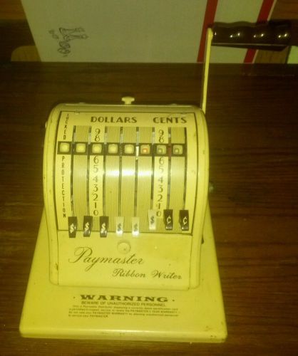 Vintage 1983 Paymaster Ribbon Writer - SERIES 8000B As Is No Key