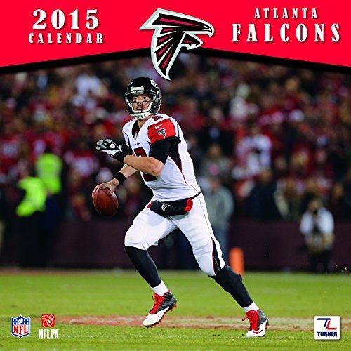 Turner Perfect Timing 2015 Atlanta Falcons Team Wall Calendar, 12 x 12 Inches