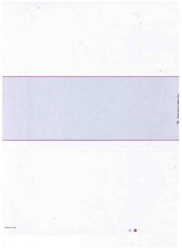 1000 Blank Checks Middle Position Gray