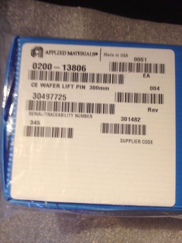APPLIED MATERIALS AMAT 0200-13806 CE WAFER LIFT PIN NEW UNUSED SEALED IN BOX