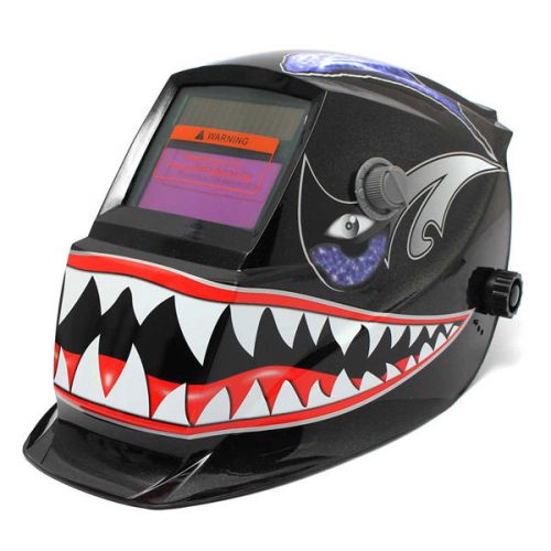 New shark mouth solar auto-darkening welder mask electrowelding welding helmet for sale