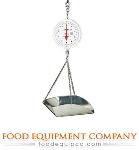 Detecto MCS-20P Scale hanging galvanized scoop &amp; chains 20 lb. capacity 10...