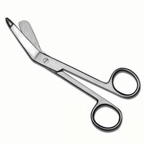5 1/2&#034; Bandage Scissors Stainless Steel Angled Tip Blunt Tip Livestock