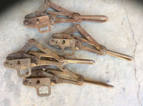 (4)klein tools 1656-30h chicago grip-with hot-line latch for bare conductors for sale