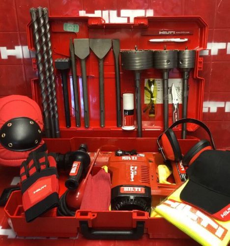 Hilti te 74 hammer drill, l@@k, free extras, loaded bits &amp; chisels, fast ship for sale