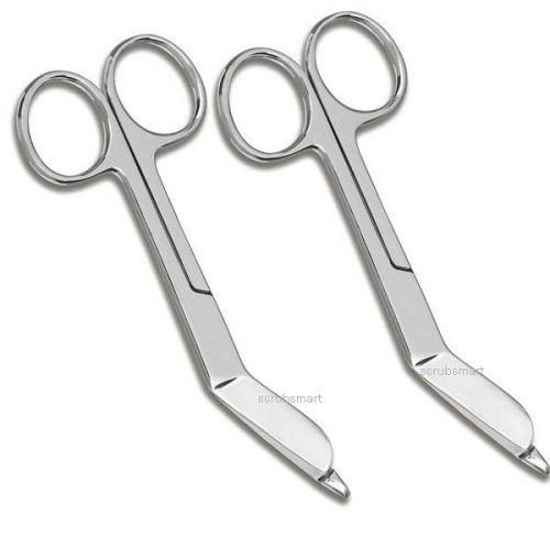 2 Medical Lister Bandage Scissors 4.5 inch 4 1/2&#034; - 2 pieces  FREE FAST Shipping