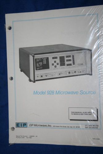 EIP Model 928 Microwave Source Maintenance Manual