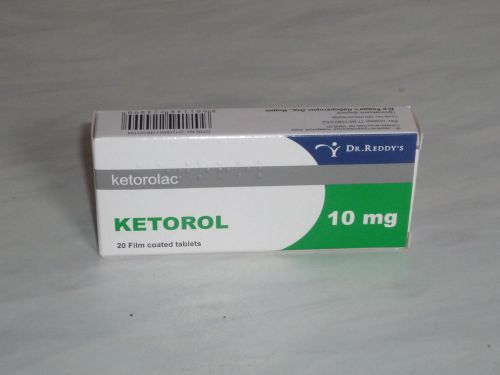Ketorol 10 mg, analgesic, 3 packs of 20 tablets.